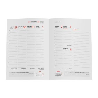 Agenda 2026 paris s/v 15X21 negro catalan Ingraf 356574