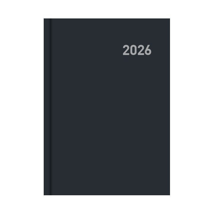2026 Paris Agenda Portrait 15x21 Black Catalan Ingraf 356574