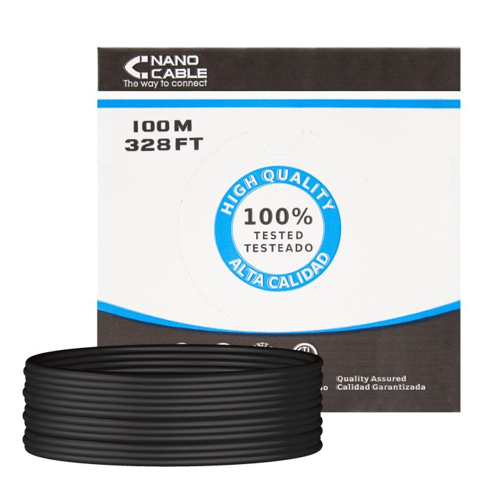 Nanocable RJ45 Network Cable Cat.5e UTP Solid AWG24 Outdoor, 100 m