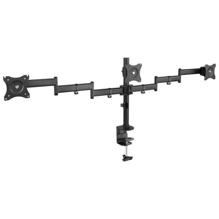 TooQ Soporte de mesa para 3 pantallas (monitor / plasma / LCD / LED)…