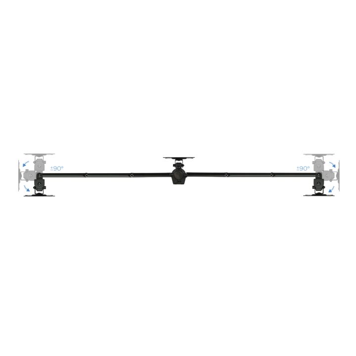 TooQ Triple Monitor Desk Mount (Monitor / Plasma / LCD / LED) 13"-27"