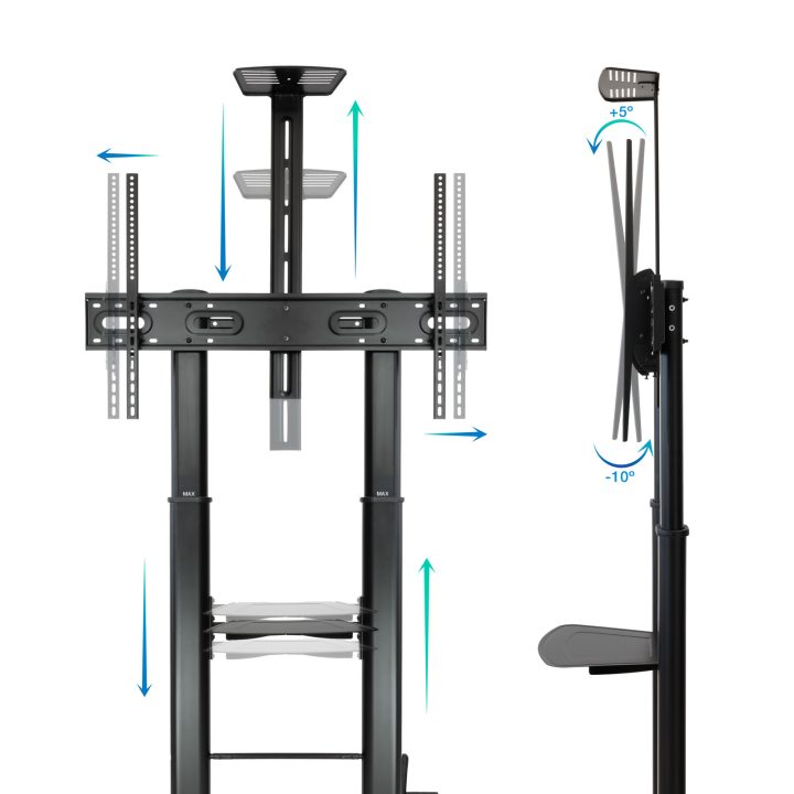 TooQ ZEUS 2.54 m (100") Black
