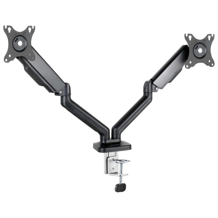 Suporte de Mesa para 2 Ecrãs 17"-32", Preto