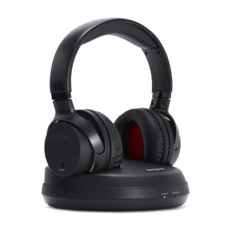 Auscultadores sem fios Aiwa whf-880 preto + base de carregamento