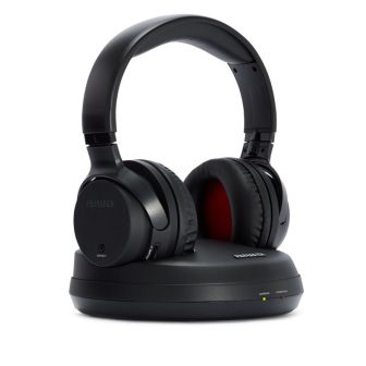 Auriculares inalambricos Aiwa whf-930D negro + base de carga