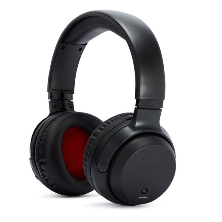 Aiwa WHF-930D Wireless Headphones Black + Charging Base