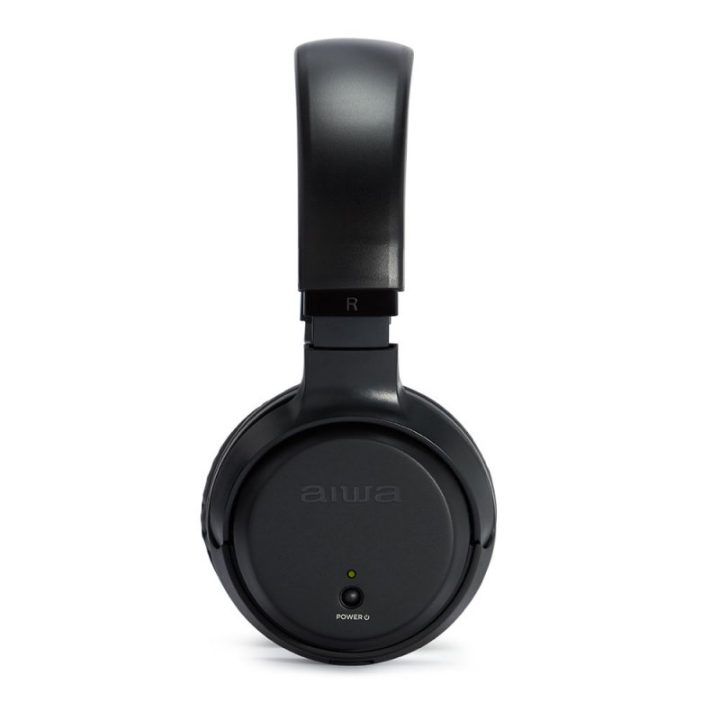 Aiwa WHF-930D Wireless Headphones Black + Charging Base