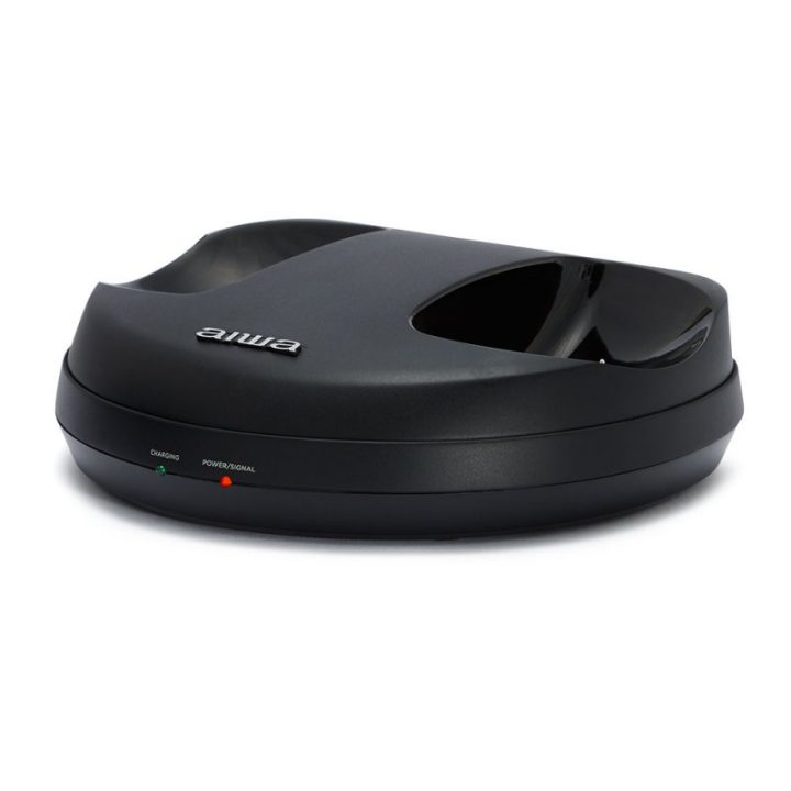 Auriculares inalambricos Aiwa whf-930D negro + base de carga