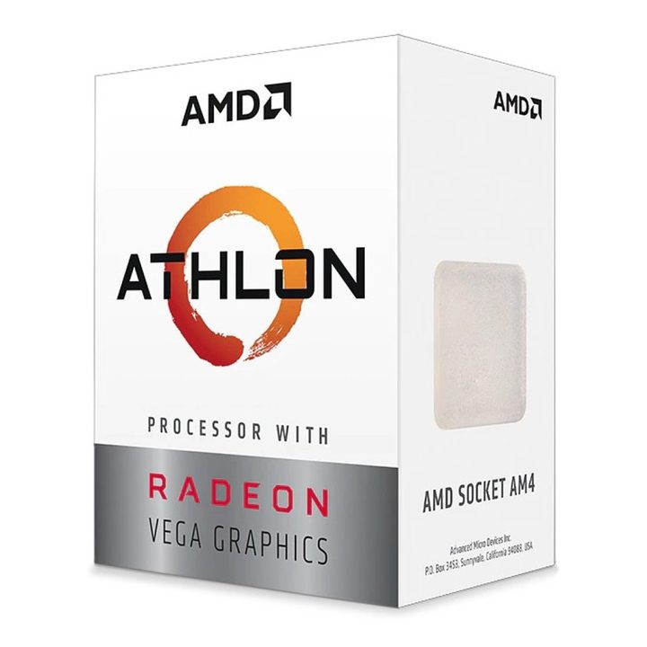 Microprocessador AMD Athlon 3000G 2 núcleos 3.5GHz 4MB AM4 Radeon RX…