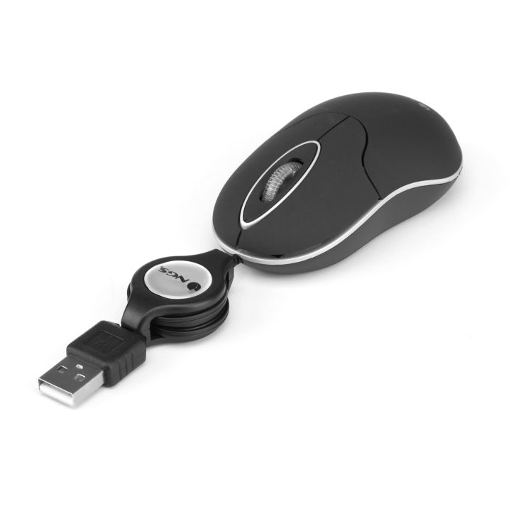 NGS SIN Travel Ambidextrous USB Type-A Optical Mouse 1000 DPI