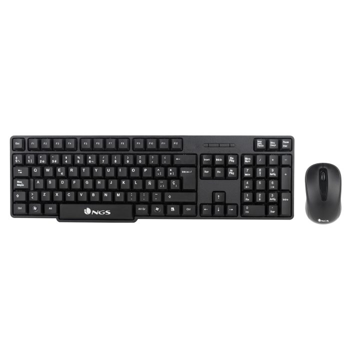 NGS EUPHORIA KIT Wireless RF Universal Keyboard Mouse Included QWERTY…