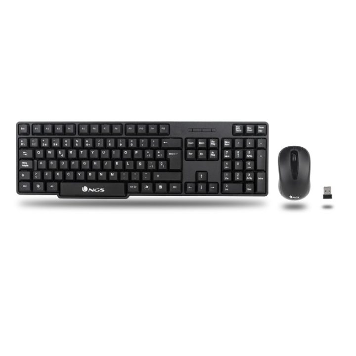 NGS EUPHORIA KIT Wireless RF Universal Keyboard Mouse Included QWERTY…