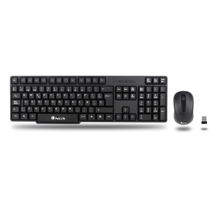 NGS EUPHORIA KIT Wireless RF Universal Keyboard Mouse Included QWERTY…