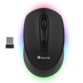 NGS SMOG-RB Ambidextrous Gaming Mouse RF Wireless + Bluetooth Optical…