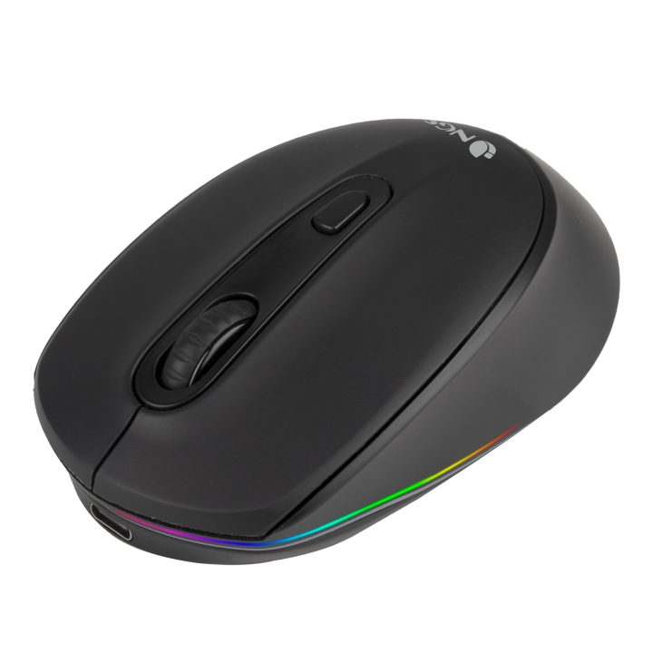 NGS SMOG-RB ratón Juego Ambidextro RF Wireless + Bluetooth Óptico…