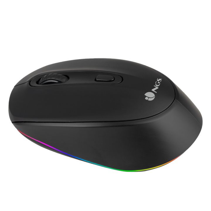 NGS SMOG-RB Ambidextrous Gaming Mouse RF Wireless + Bluetooth Optical…