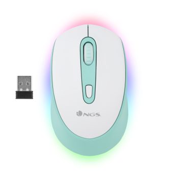 NGS SMOG MINT-RB ratón Juego Ambidextro RF Wireless + Bluetooth…