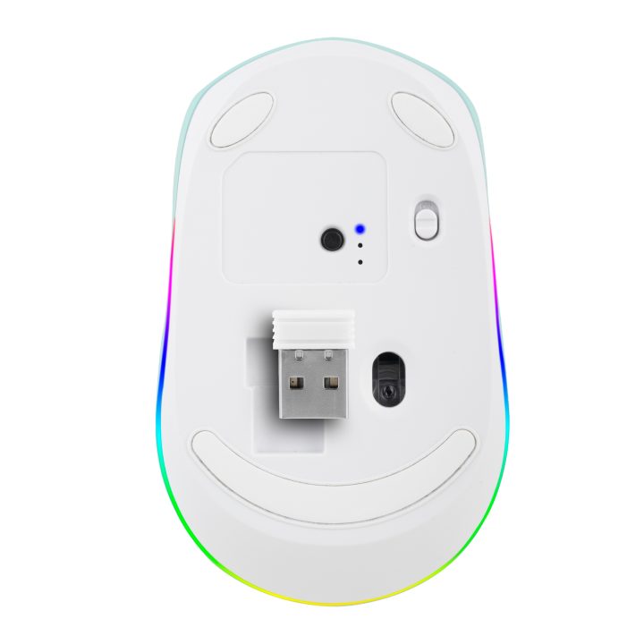 NGS SMOG MINT-RB rato de jogo ambidestro RF sem fios + Bluetooth…