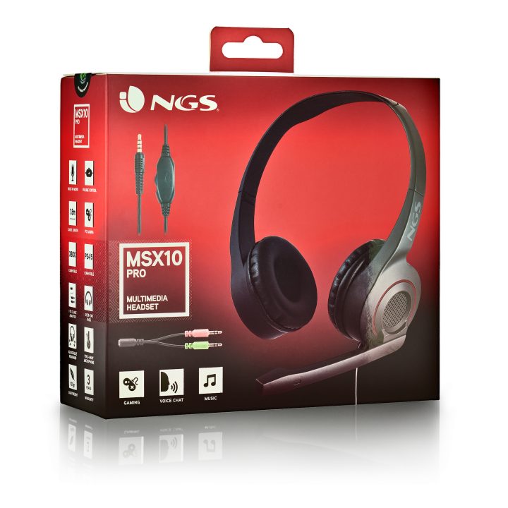 NGS MSX 10 Pro auriculares de diadema con cable