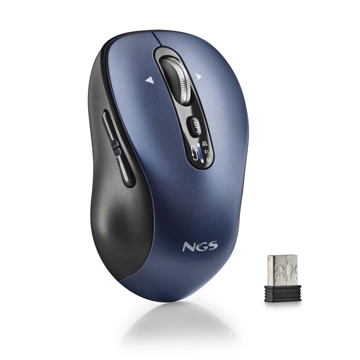 NGS INFINITY RB Ambidextrous Office Mouse RF Wireless + Bluetooth…