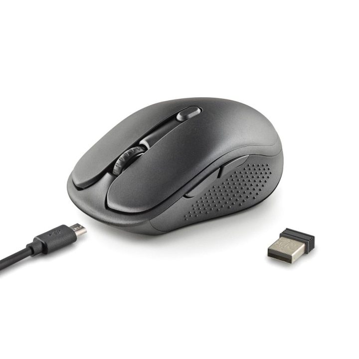 NGS EVO SPOOK Mouse Home Right Hand RF Wireless + Bluetooth 1600 DPI