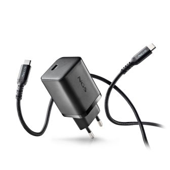 NGS BUD 65W-H Universal Black AC Fast Charging Indoor