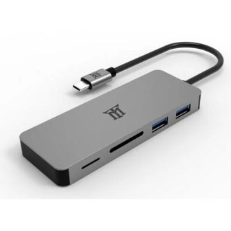 Hub USB-C maillon premium 2 x USB 3.2-1 x USB-C-micro SD-SDXC (MTHUB5)