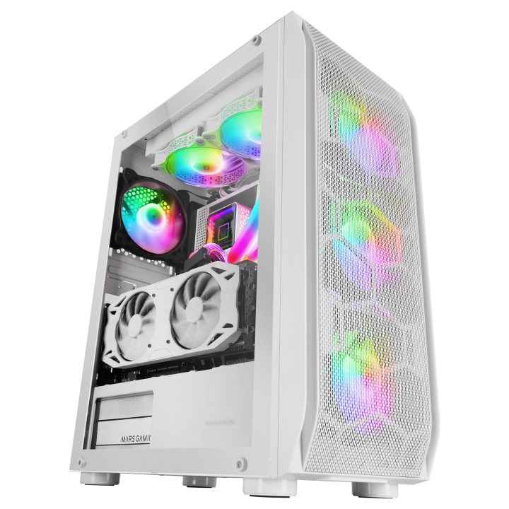 Mars Gaming MC-KX, Torre Gaming Premium E-ATX, Sistema CPU Freezer, 5…