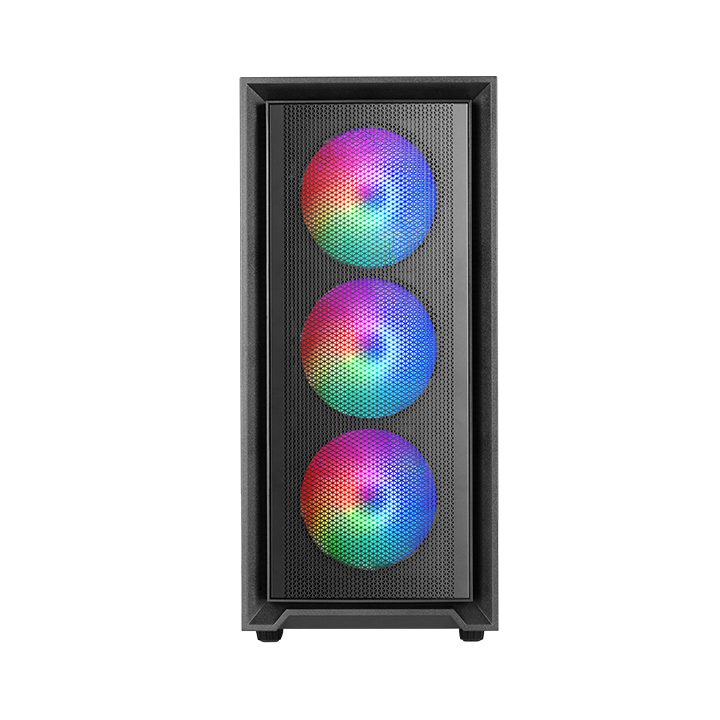 Mars Gaming MC-AIR, Caja Gaming ATX, 4x Ventiladores FRGB Rainbow…