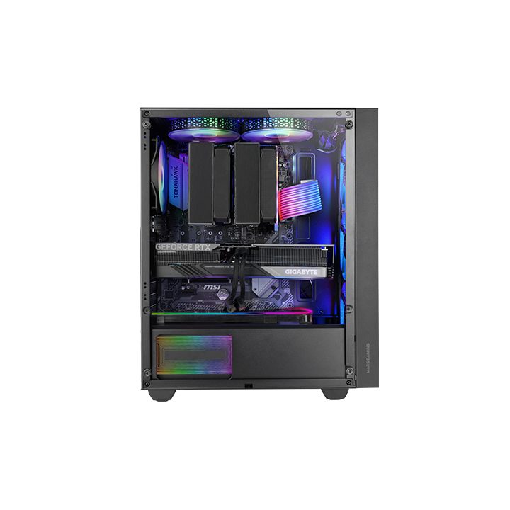 Mars Gaming MC-AIR, Caja Gaming ATX, 4x Ventiladores FRGB Rainbow…