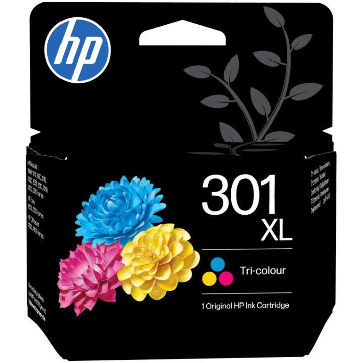 HP Original 301XL High Capacity Tri-Color Ink Cartridge