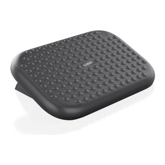 AISENS Adjustable Footrest, Black