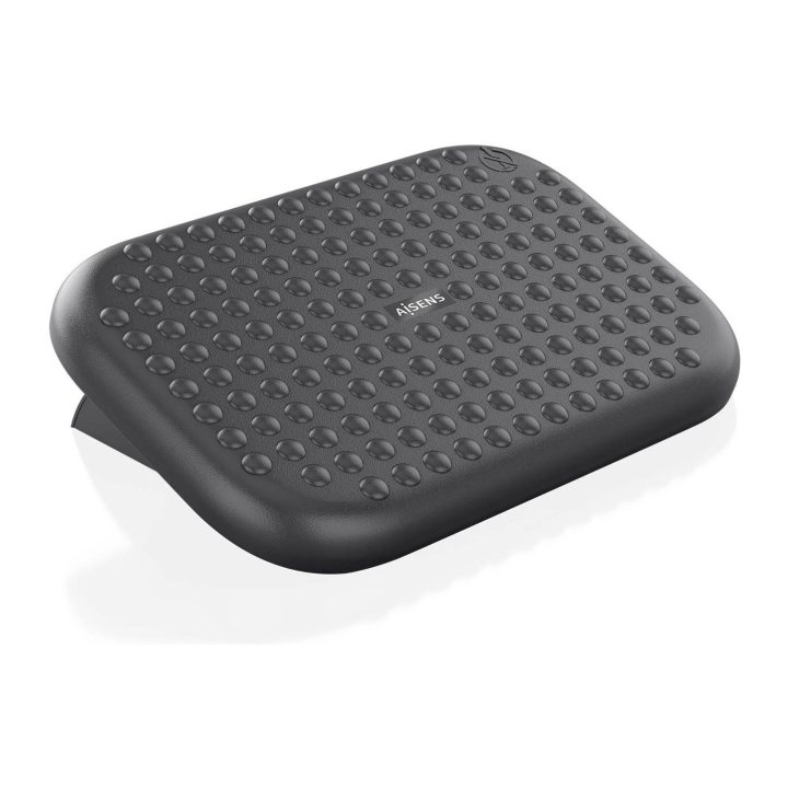 AISENS Adjustable Footrest, Black