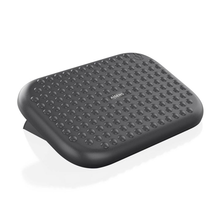 AISENS Adjustable Footrest, Black