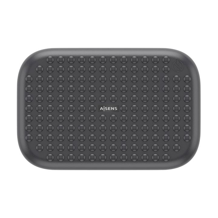 AISENS Adjustable Footrest, Black