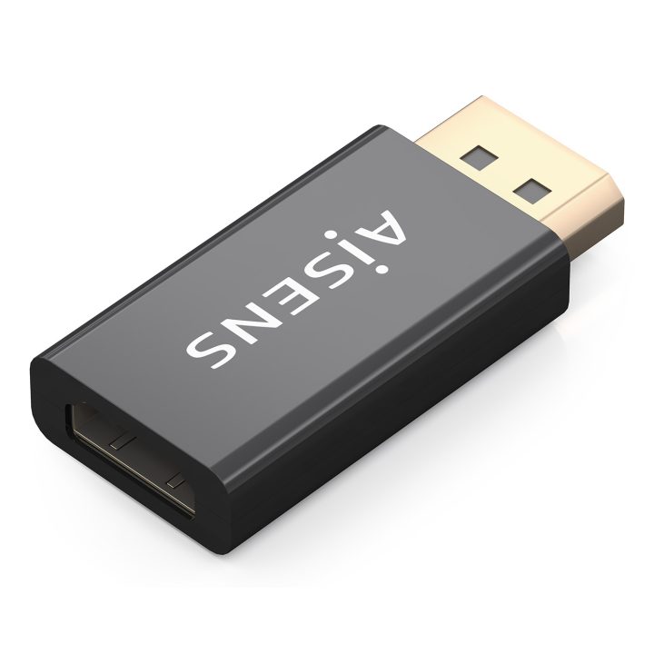 AISENS DisplayPort to HDMI 4K@60Hz Converter, DP/M-HDMI/H, Black