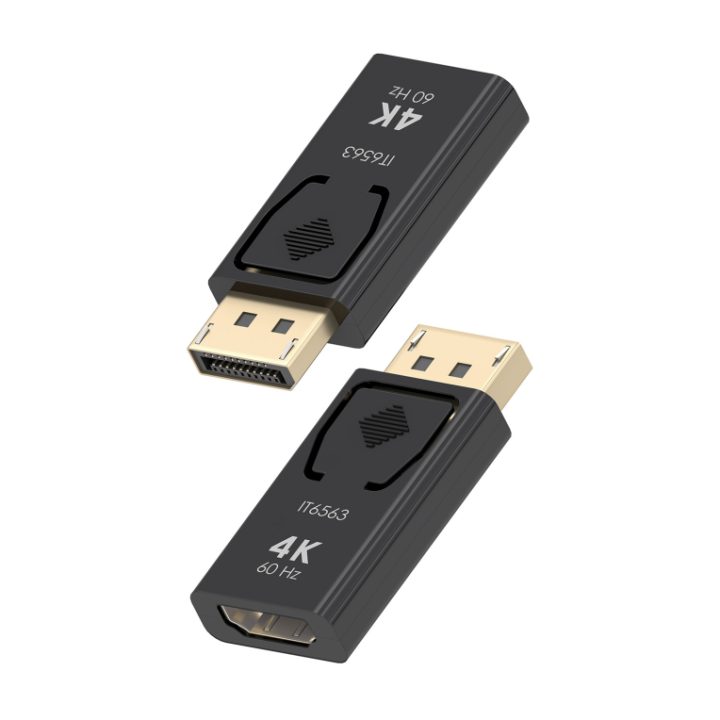 AISENS Conversor DisplayPort a HDMI 4K@60HZ, DP/M-HDMI/H, Negro