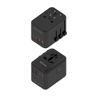 AISENS Adaptador Enchufe Universal Para Viaje EU/USA/UK/AU Con…