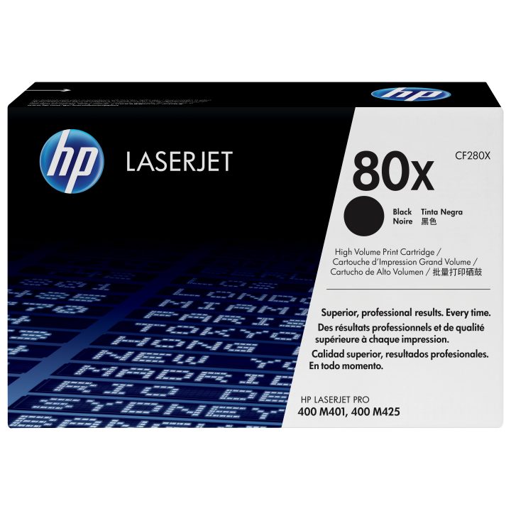 HP Original LaserJet 80X High Capacity Black Toner Cartridge