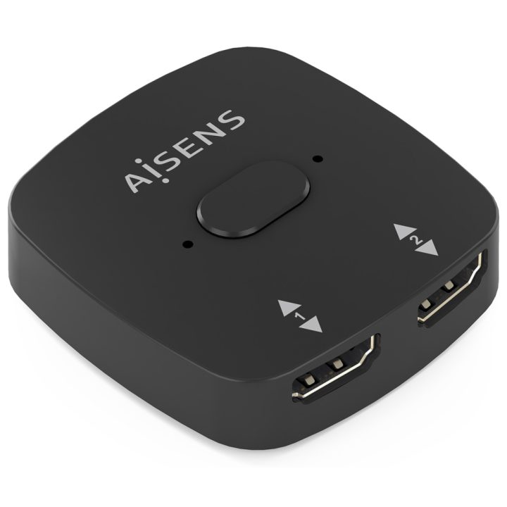 AISENS HDMI Conmutador Switch 4K@60Hz 2x1, Negro