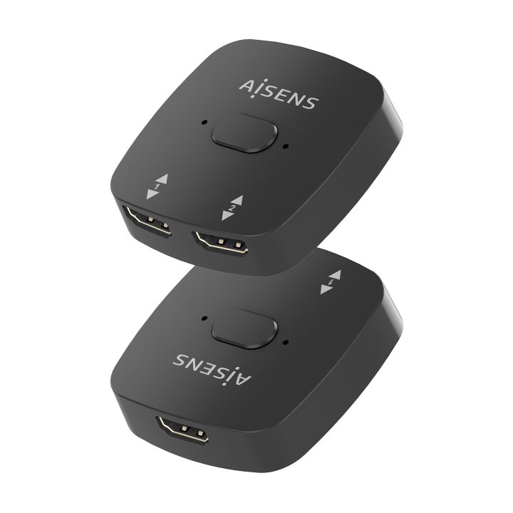 AISENS HDMI Conmutador Switch 4K@60Hz 2x1, Negro