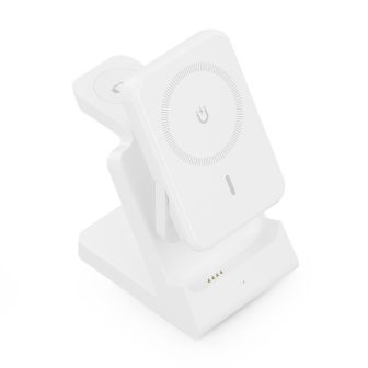 AISENS Cargador Inalambrico USB-C 4 en 1 De 15W Para Movil, Apple…