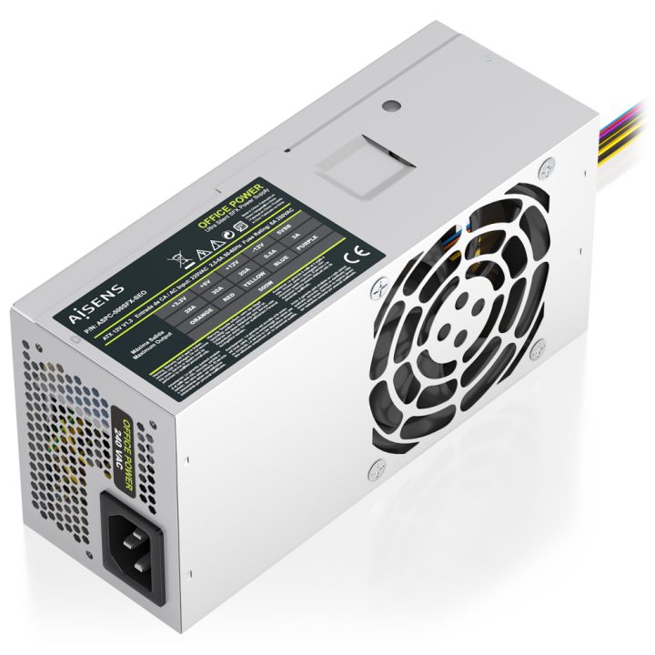 AISENS TFX 500W OEM Power Supply, Silver