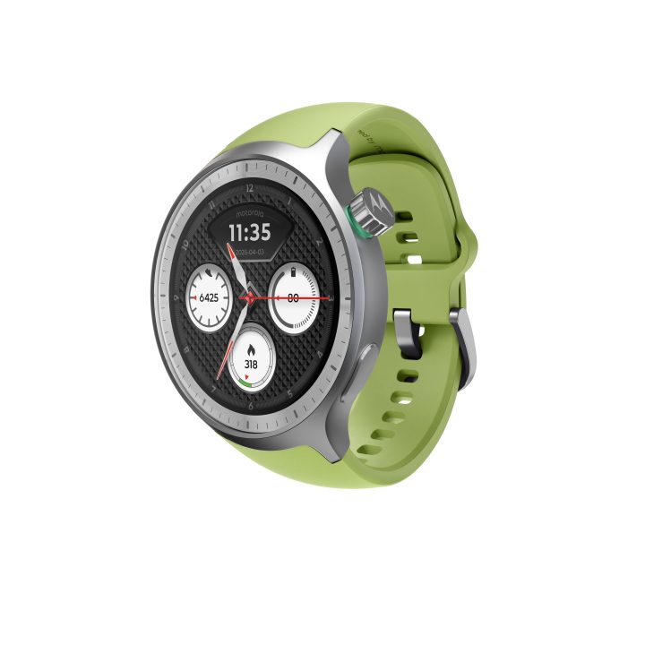 Motorola Moto Watch 1.43" OLED 47 mm Digital Touchscreen Silver GPS…