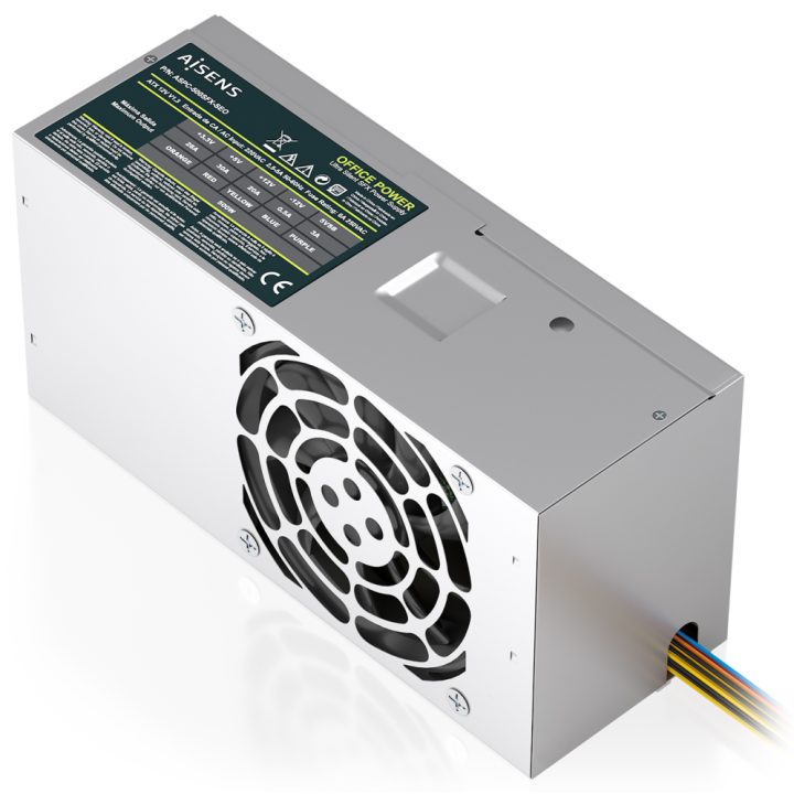 Fonte de Alimentação AISENS TFX 500W OEM, Prateada