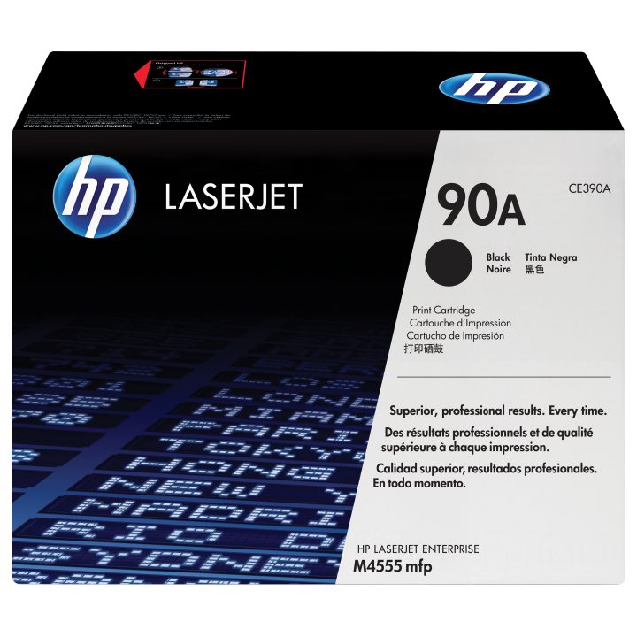HP Cartucho de tóner original LaserJet 90A negro