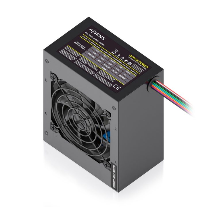 Fonte de Alimentação AISENS SFX 500W OEM, Preta