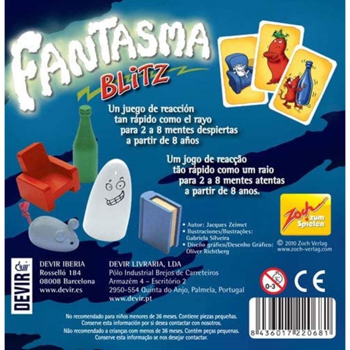 Juego de mesa Devir fantasma blitz pegi 8 (BGBLITZ)