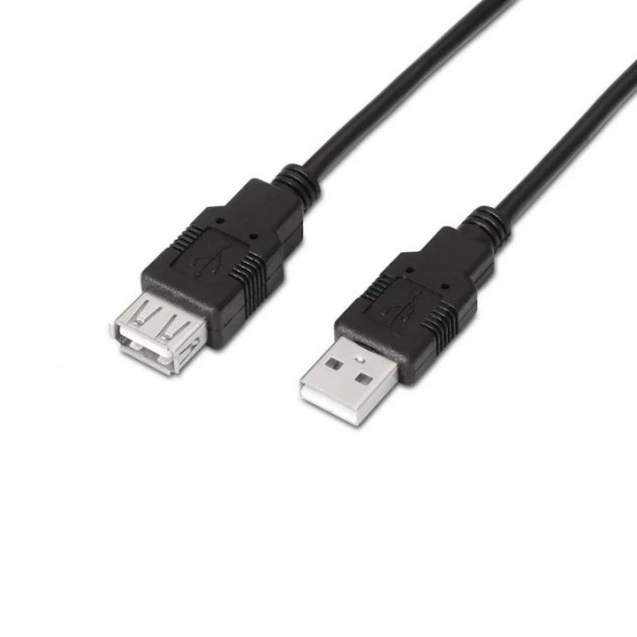 AISENS A101-0016 USB Cable USB 2.0 1.8 m USB A Black