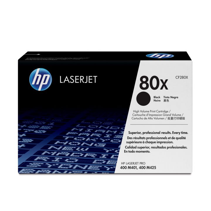 HP Cartucho de tóner original LaserJet 80X de alta capacidade preto